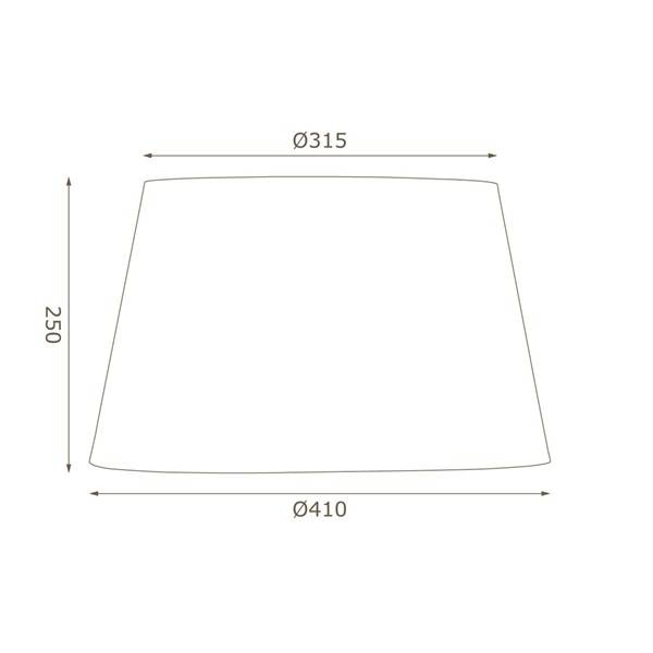 (image for) Cotton Drum Shade Dark Teal